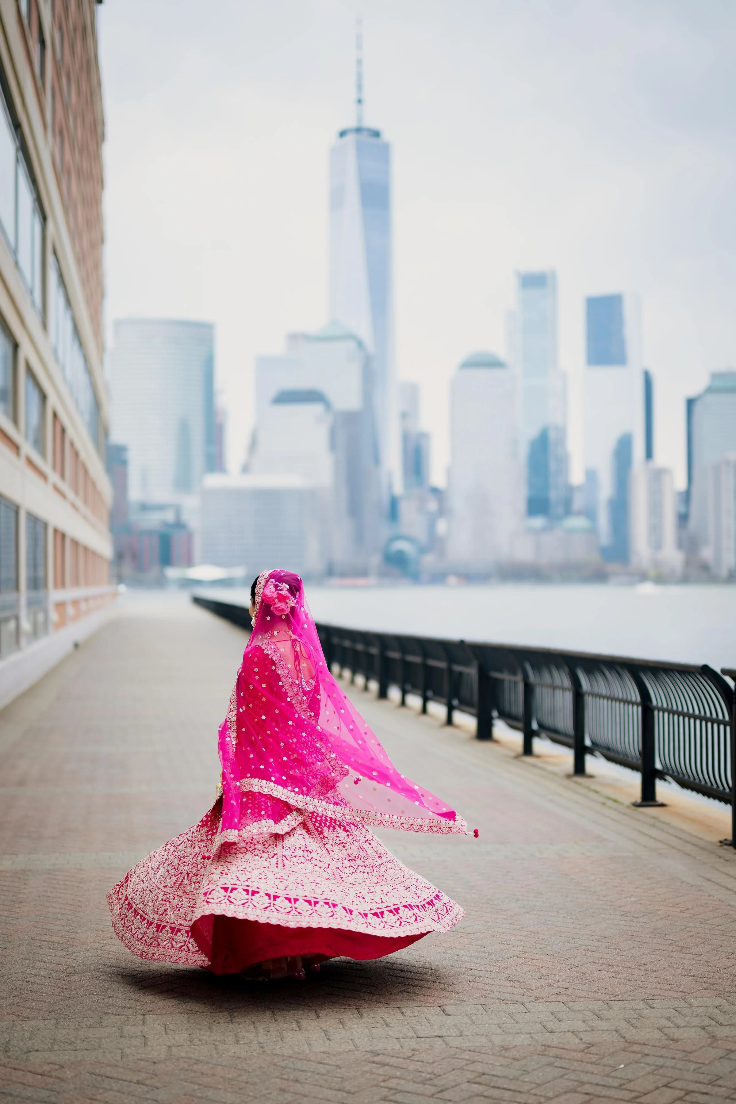 Image 2 of Pink Lehenga by Custom / Other