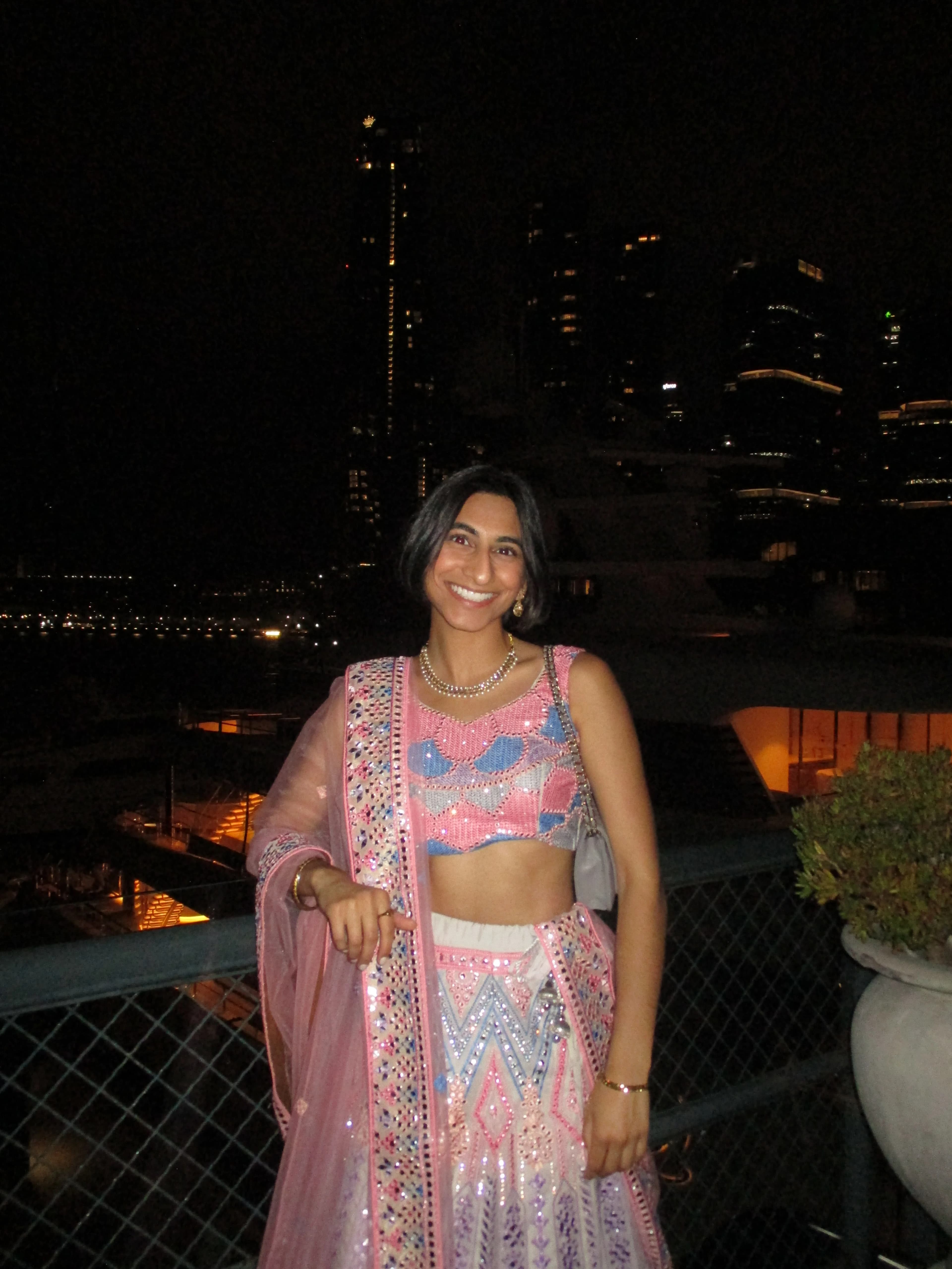 Image 2 of White Lehenga by Custom / Other