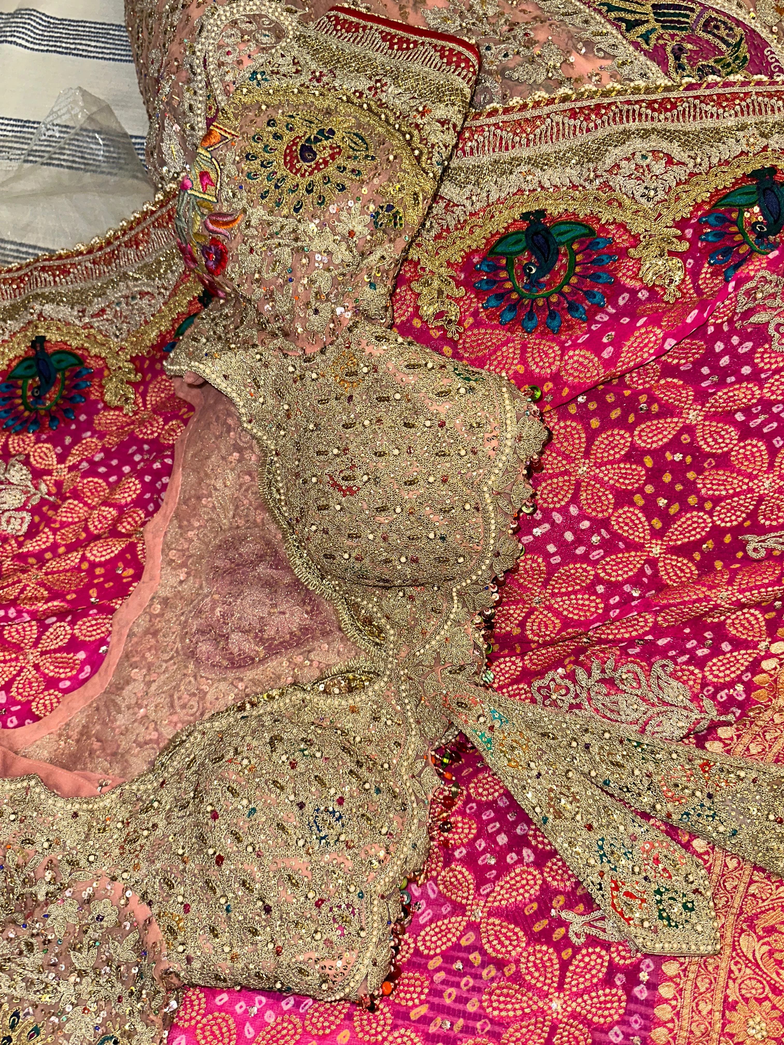Image 3 of Pink Lehenga by Custom / Other