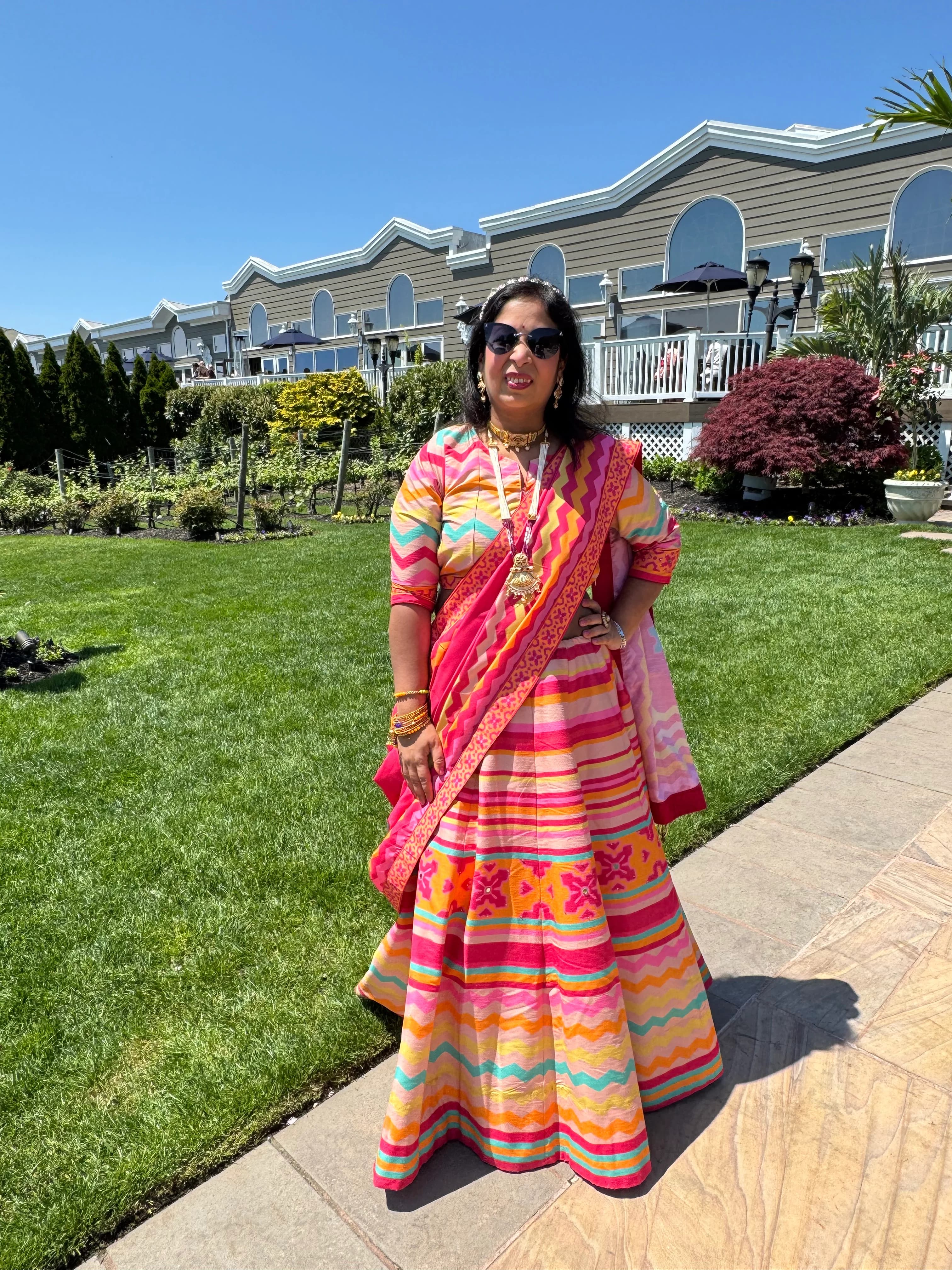 Image 2 of Pink Lehenga by Custom / Other