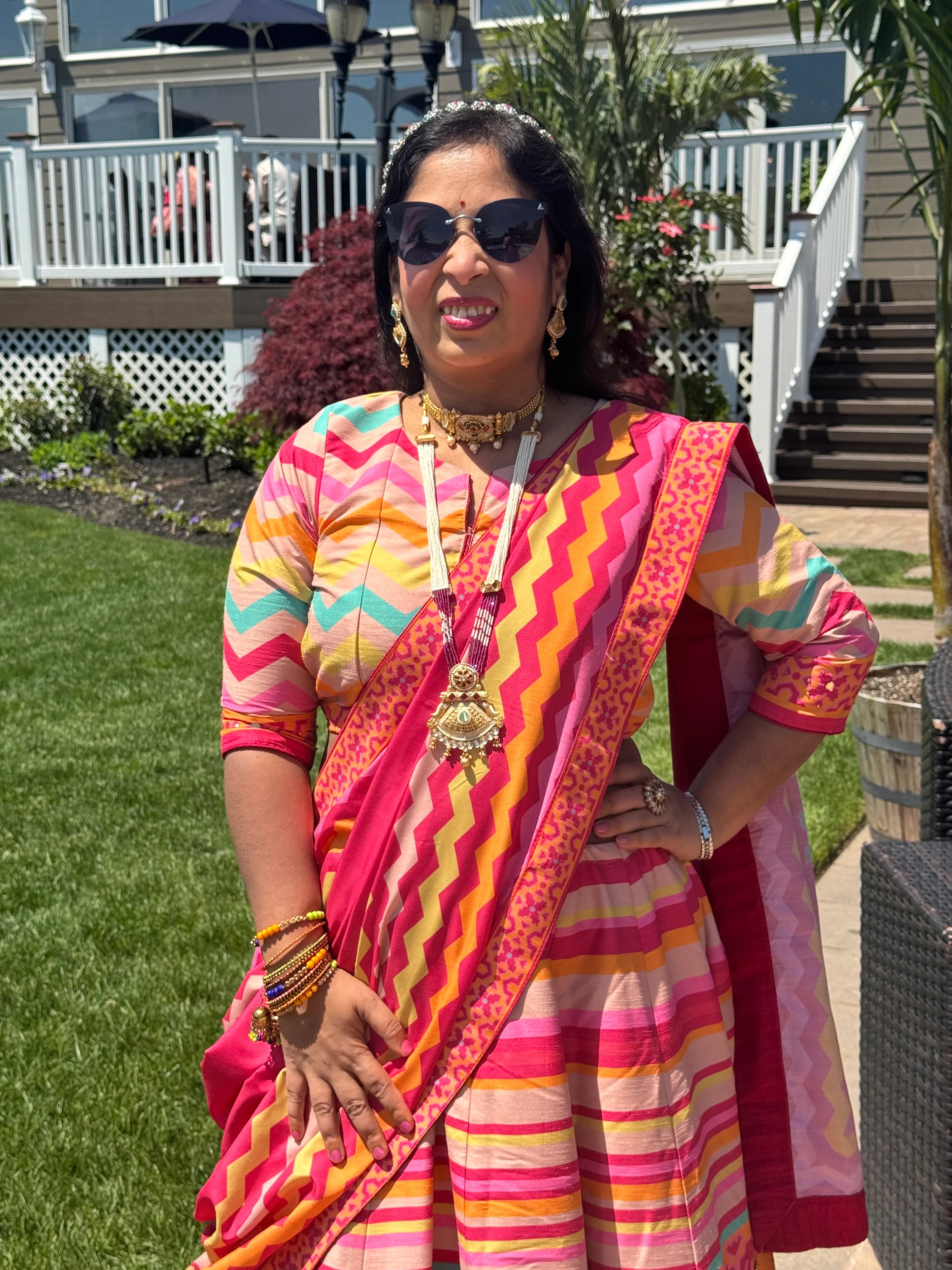 Image 3 of Pink Lehenga by Custom / Other