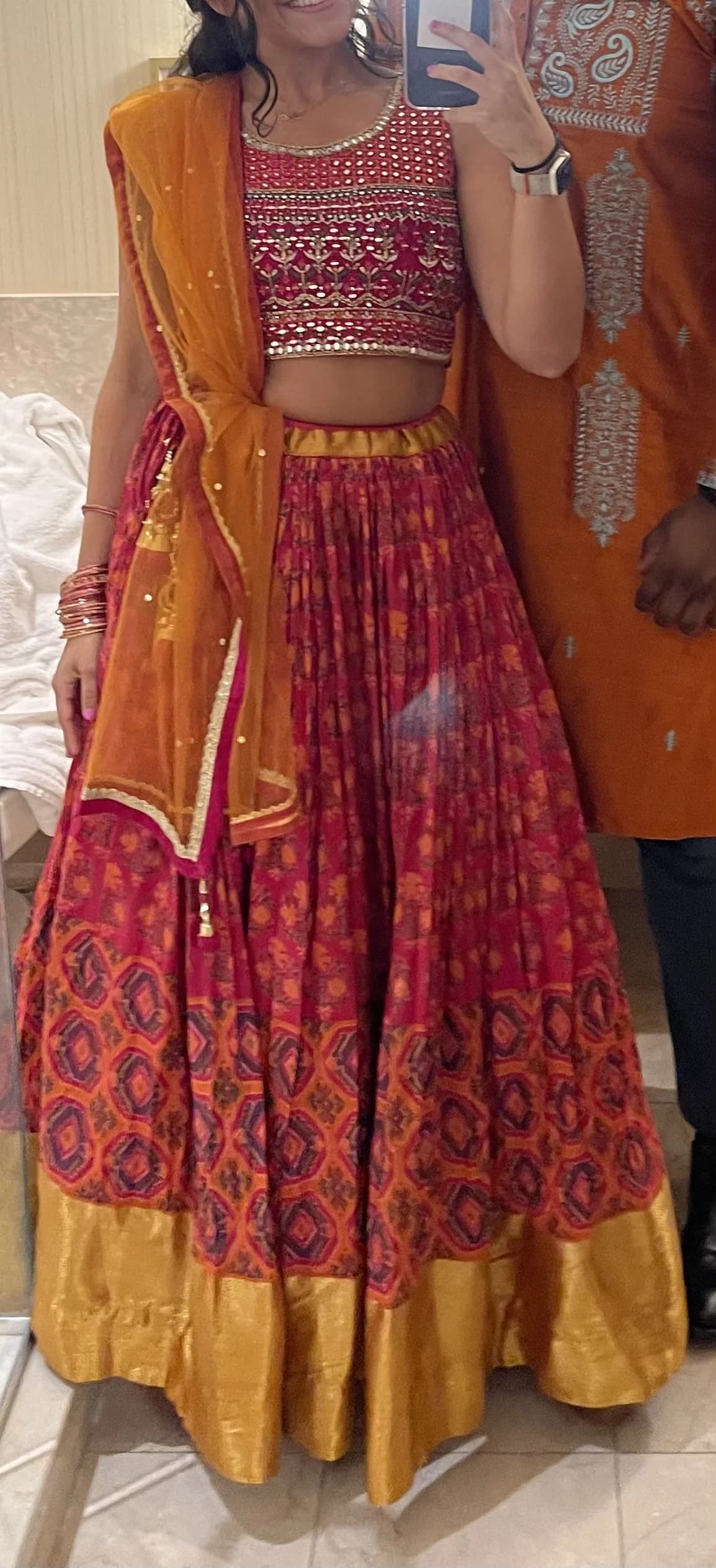 Image 2 of Pink Lehenga by Custom / Other