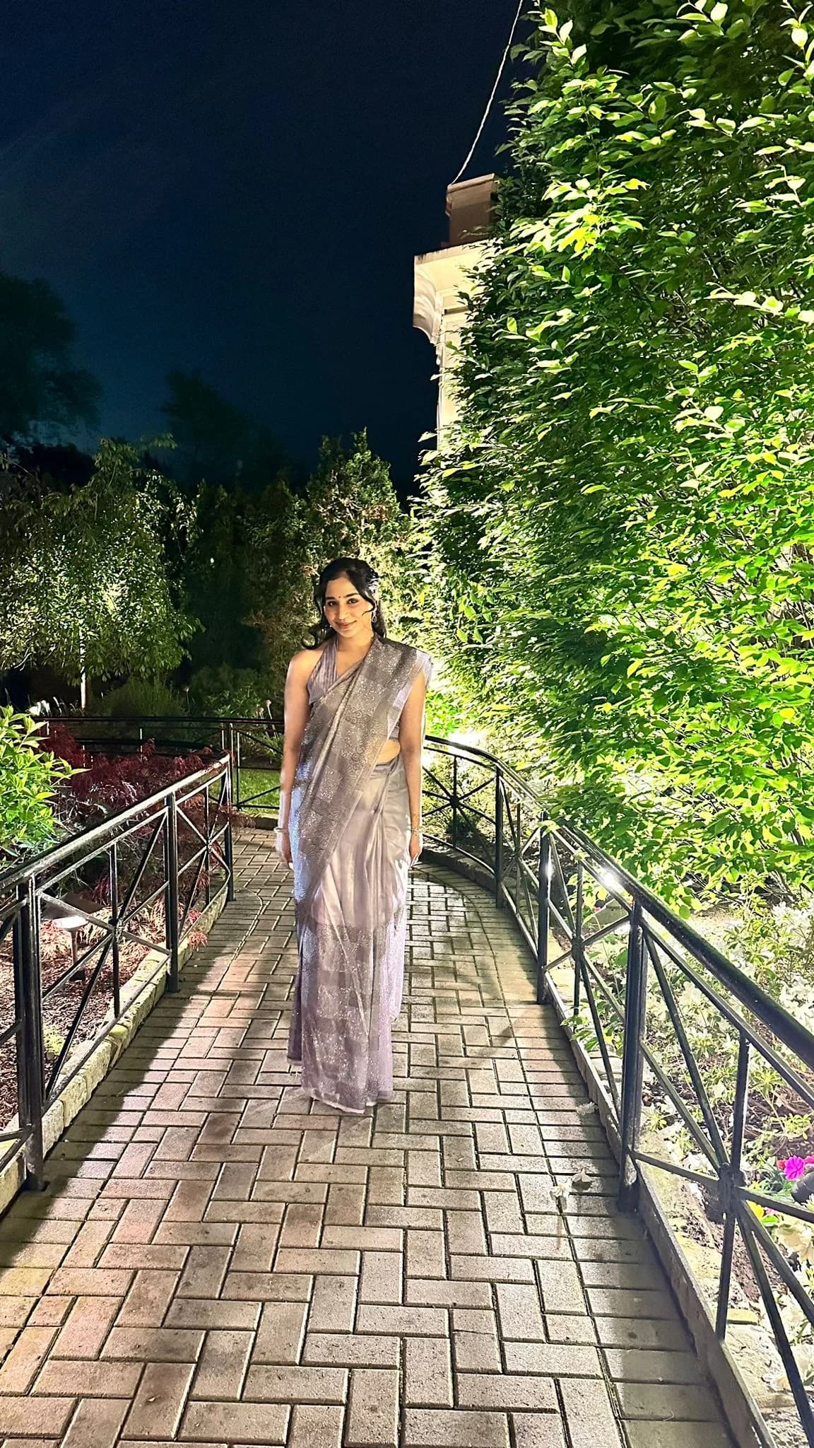 Image 1 of Purple Sari by Custom / Other