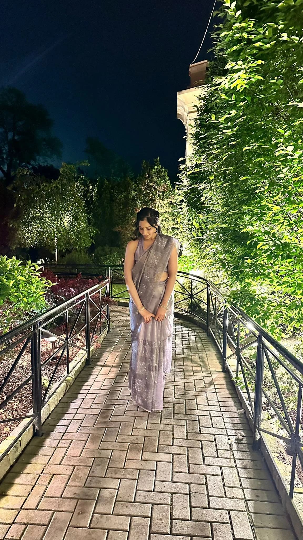 Image 4 of Purple Sari by Custom / Other