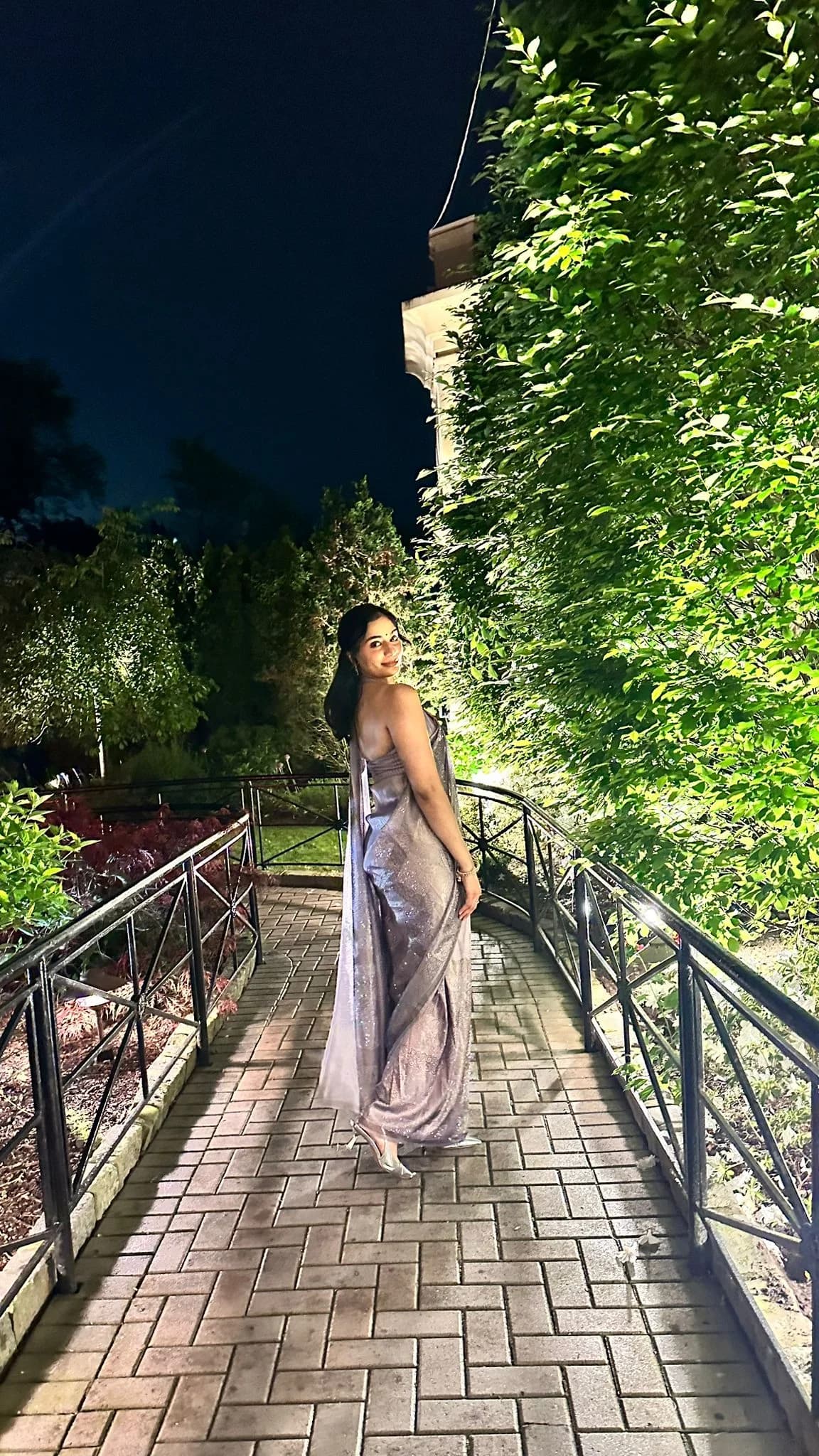 Image 5 of Purple Sari by Custom / Other