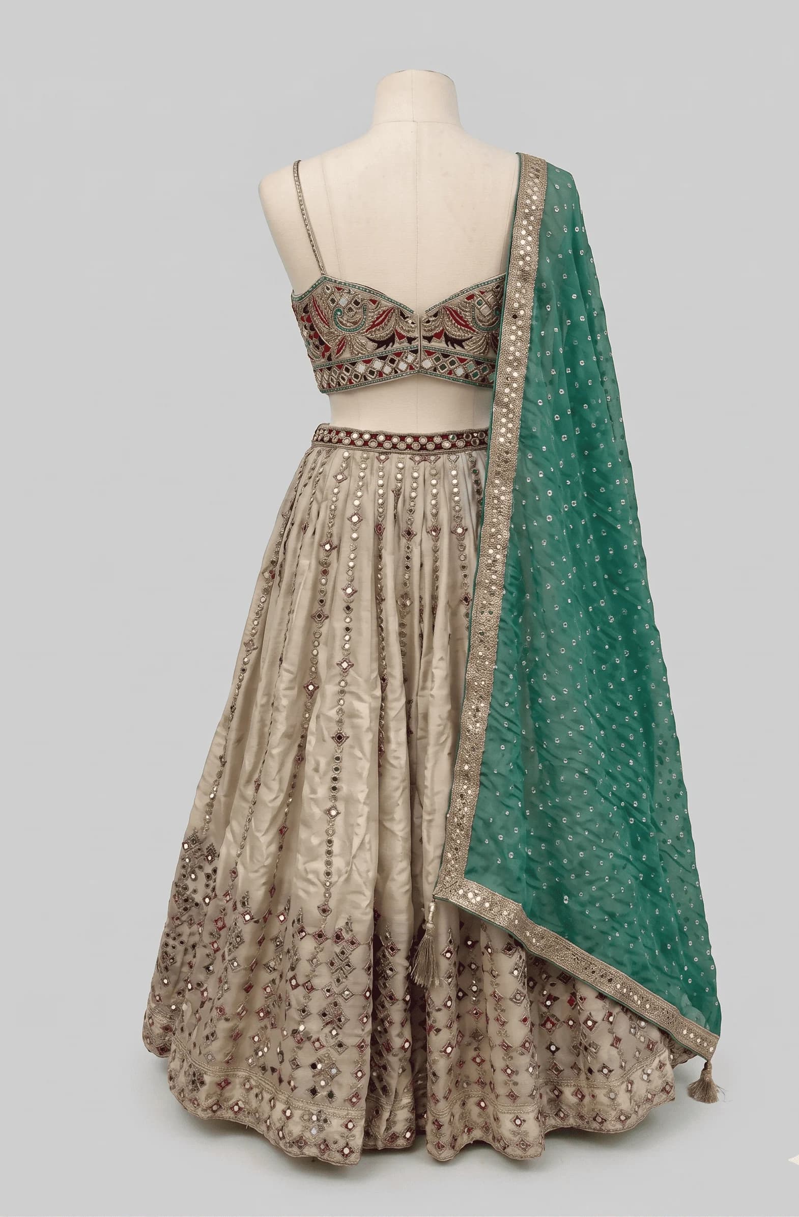 Image 2 of Cream/Beige Lehenga 