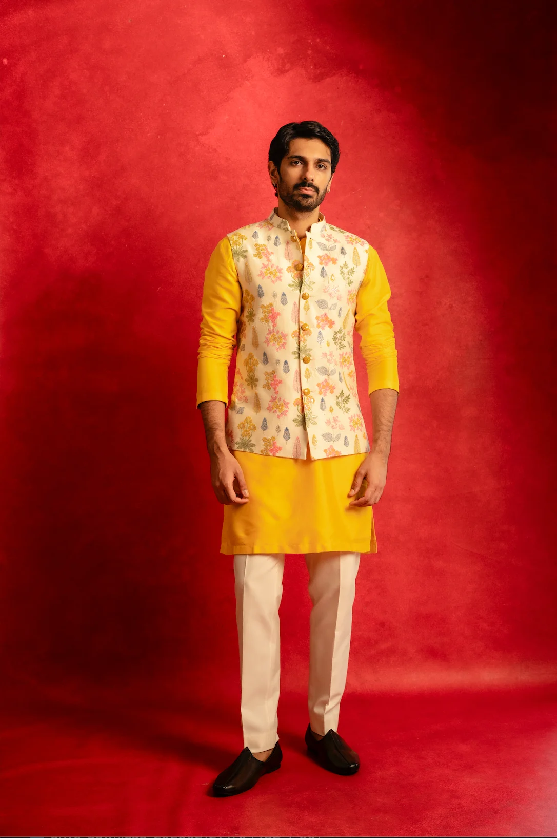 Aayka - Purav Kurta with Vest