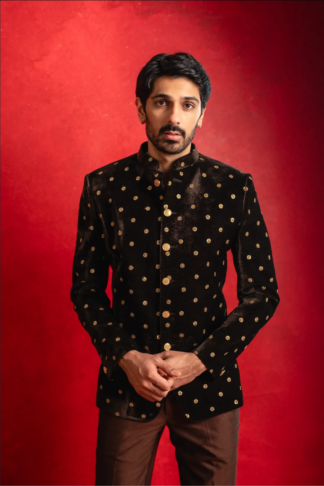 Aayka - Malik Bandhgala (Brown)