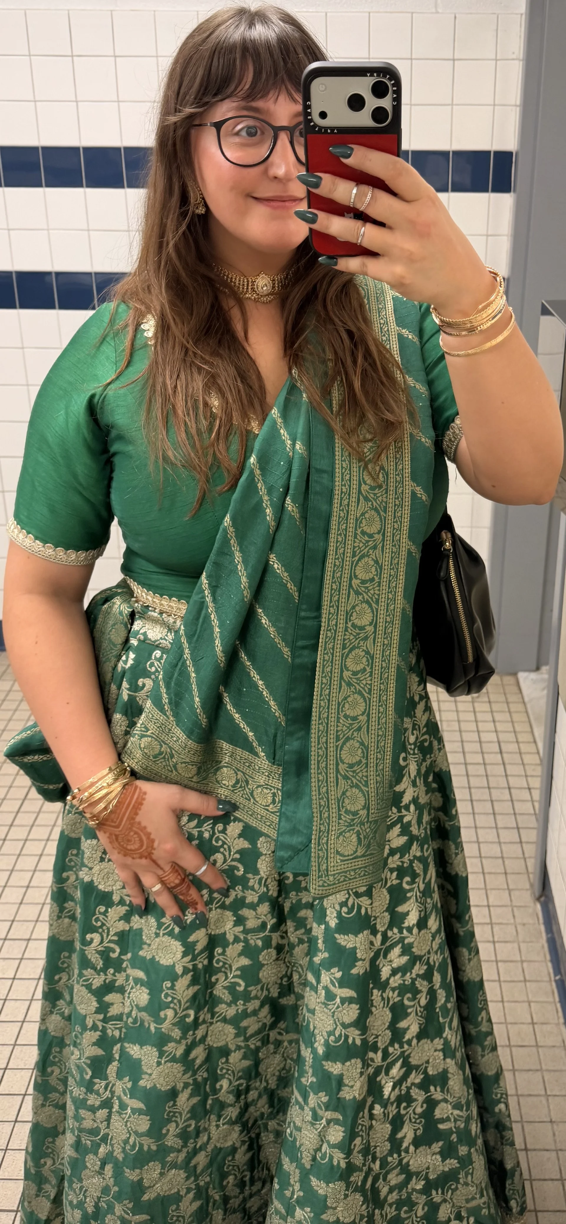 Green Lehenga by Aayka Fashion